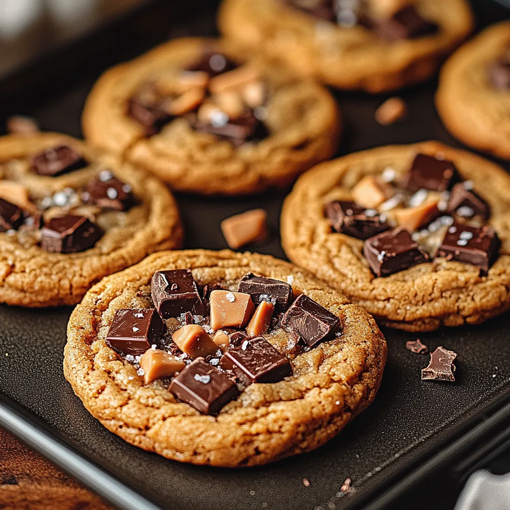 A pan of chocolate chip cookies.