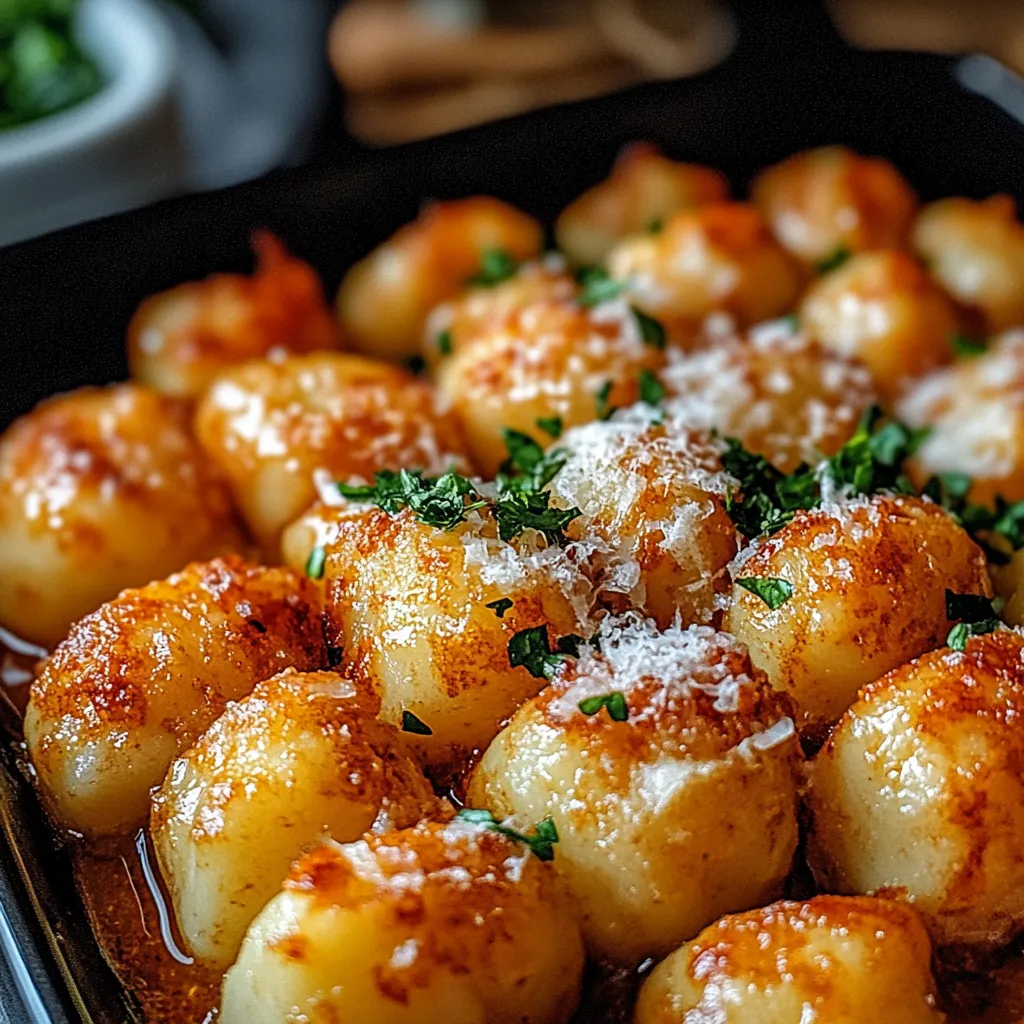 A bowl of food with cheese and herbs.