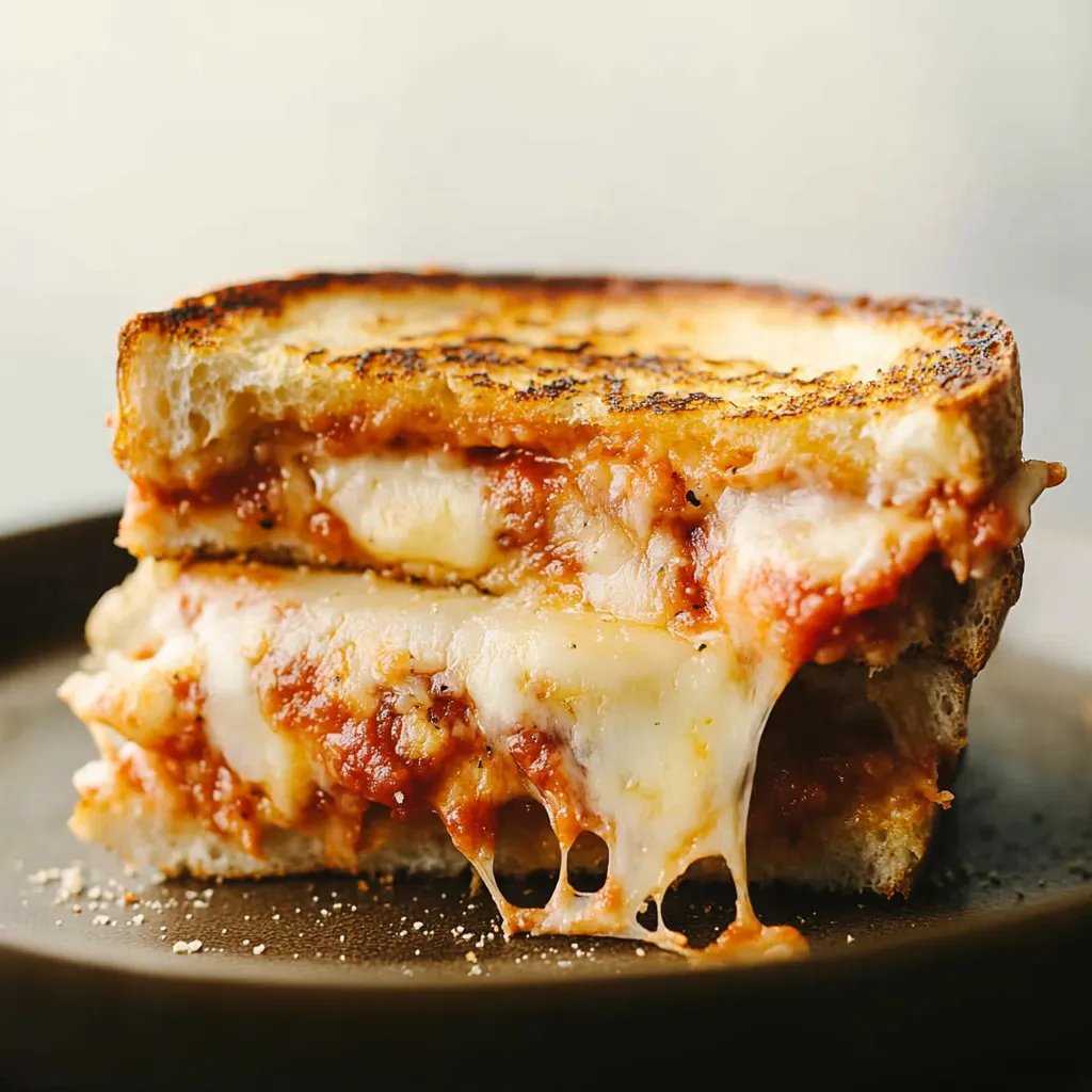 Delicious Pizza Grilled Cheese Recipe