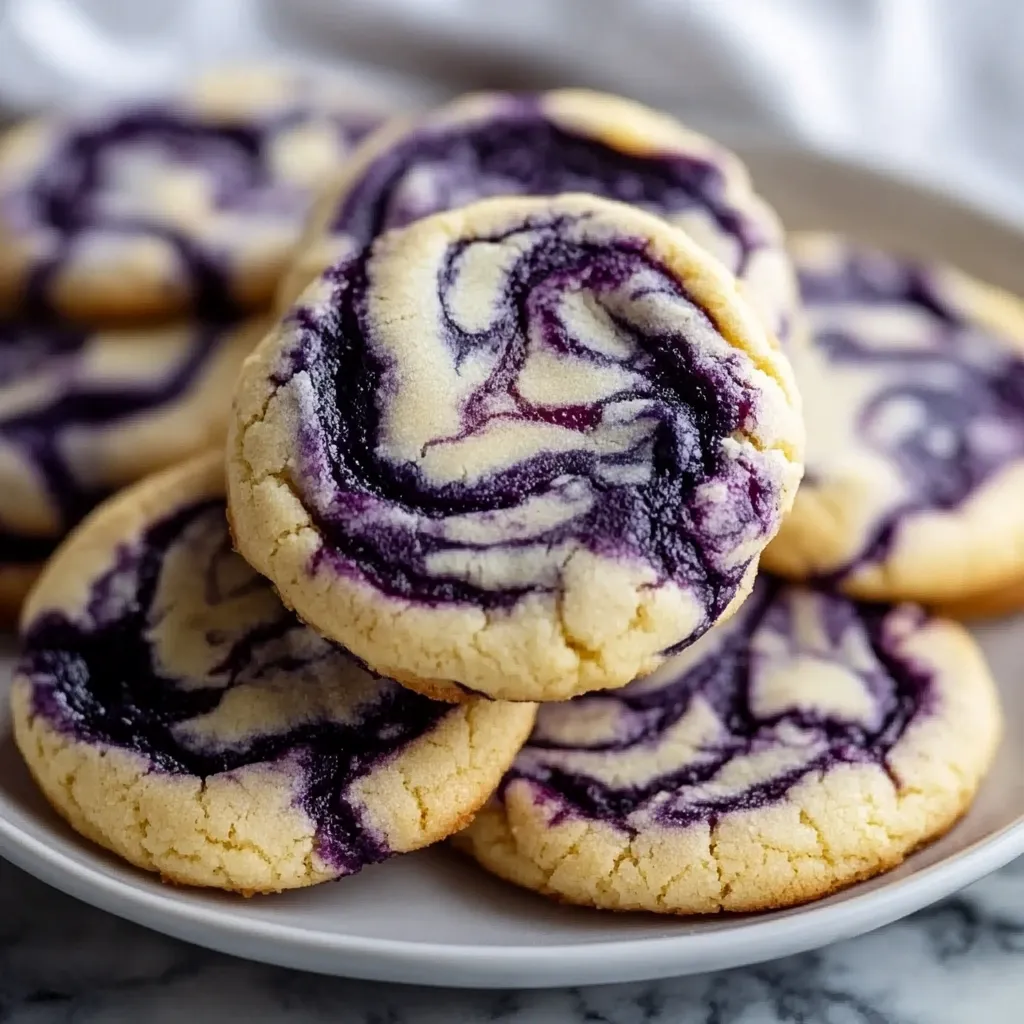 Easy Blueberry Cheesecake Swirl Cookies Recipe