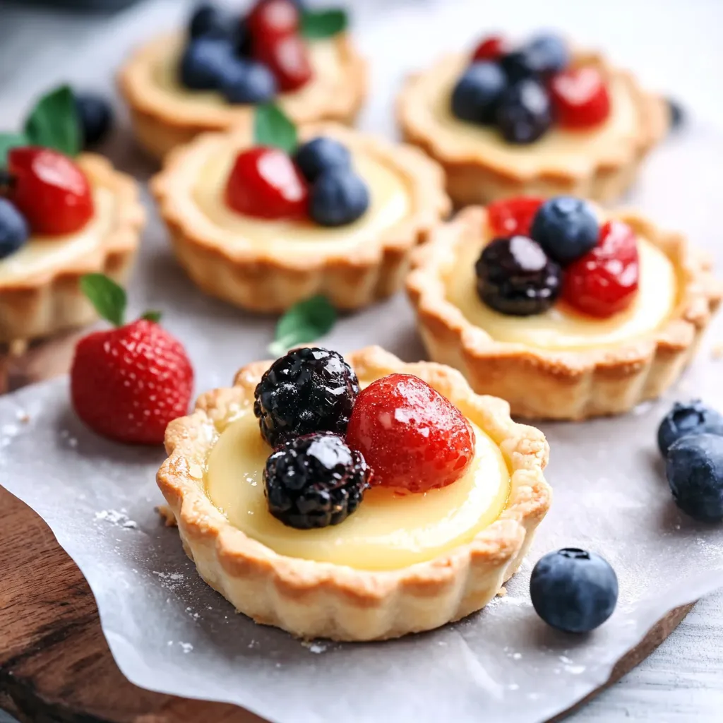 Simple and delicious mini tarts with a buttery crust and your choice of sweet or savory fillings.