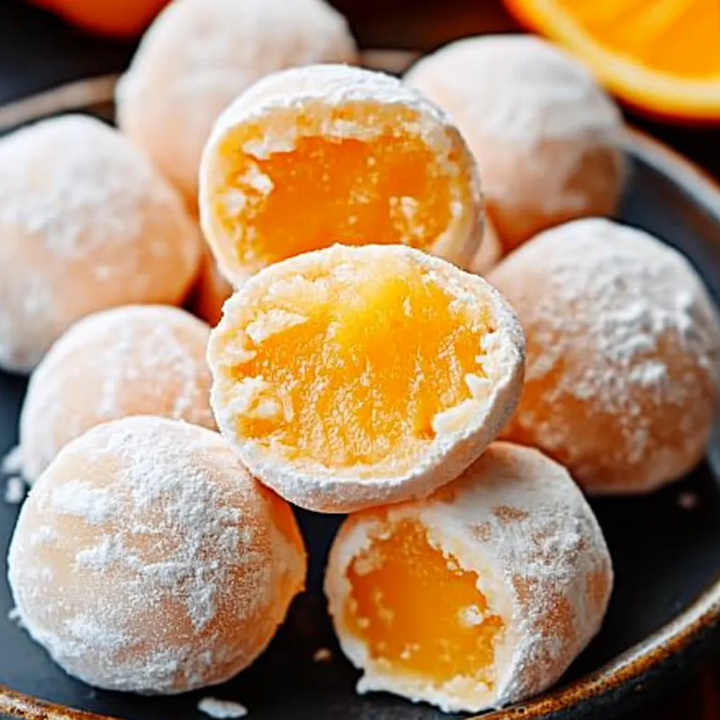 Smooth and creamy creamsicle truffles with a perfect blend of orange and vanilla flavors