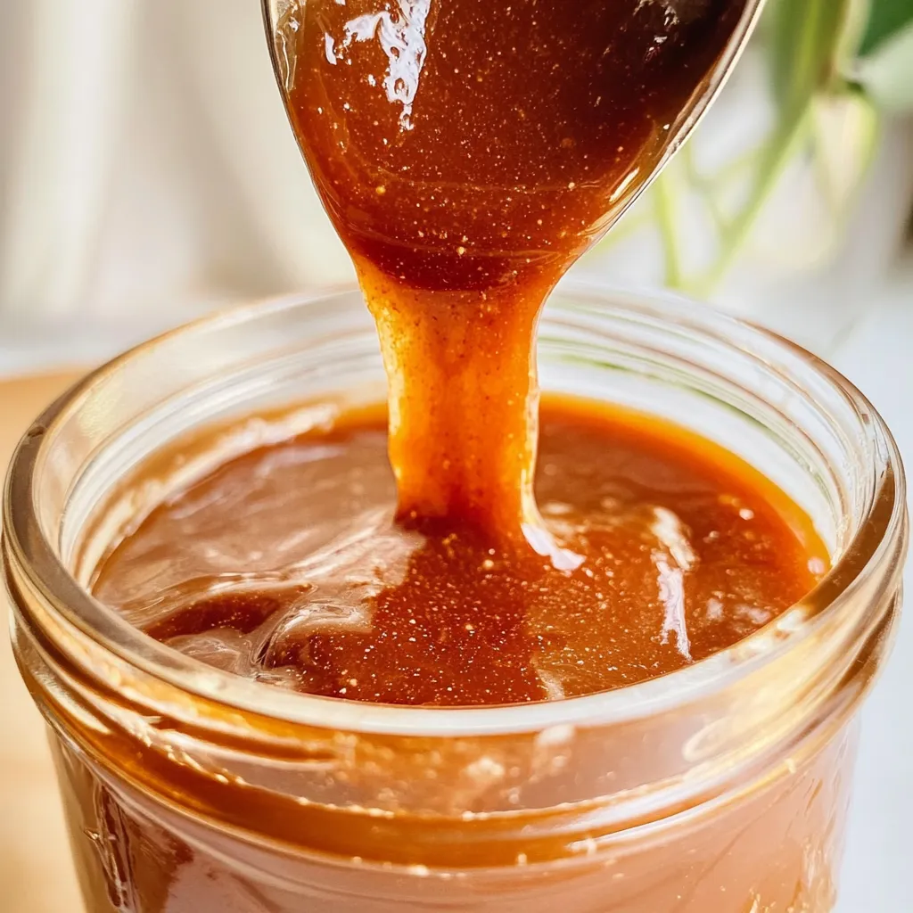 Easy homemade brown sugar caramel with a deep, rich flavor and silky texture.