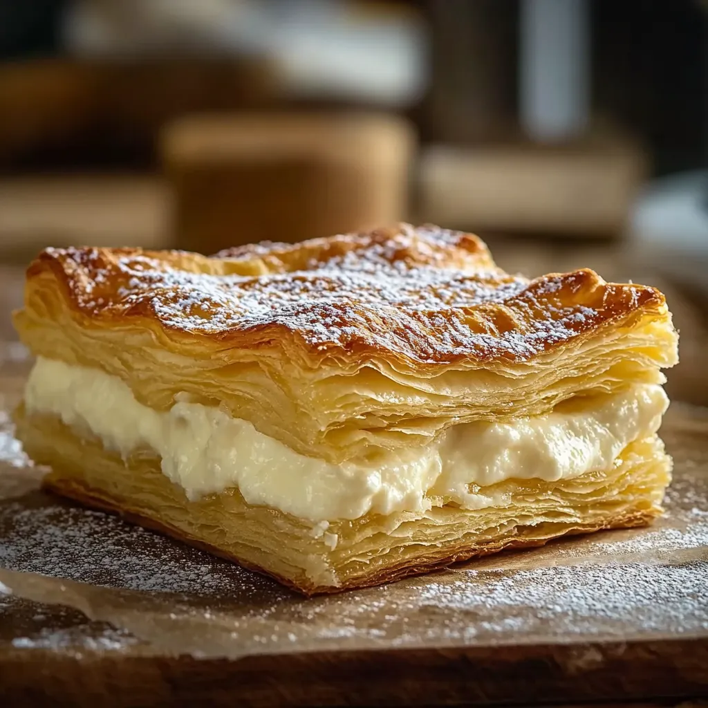 Creamy cheesecake crescent roll casserole with layers of flaky pastry and a sweet filling.