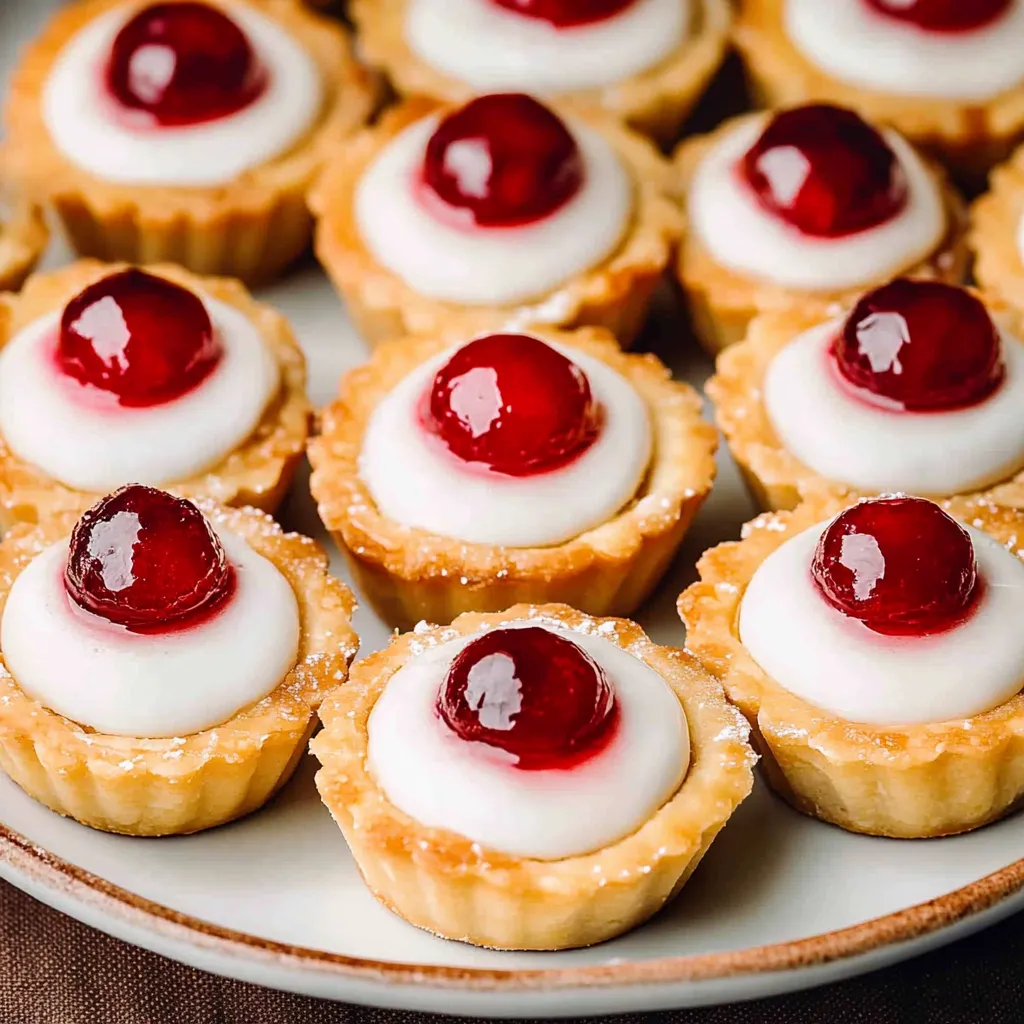 Classic mini Bakewell tarts with a crisp pastry, sweet jam, and almond filling.