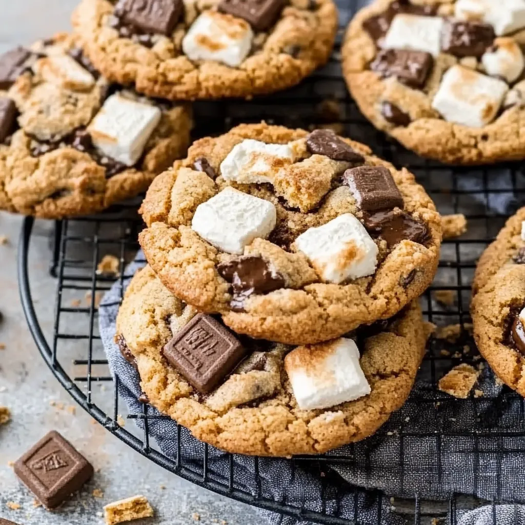 S'mores-inspired cookies with rich chocolate recipe