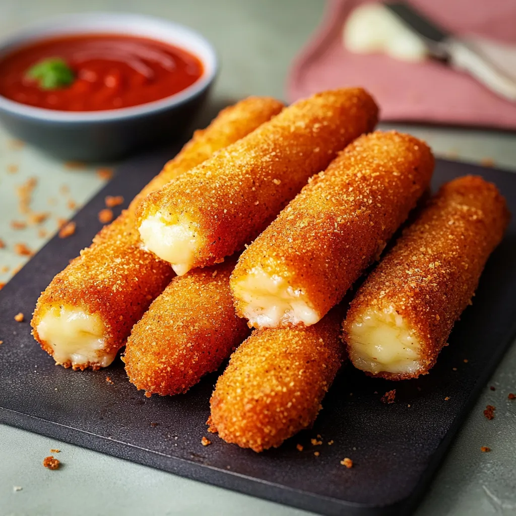 Crispy potato cheese sticks with a gooey, cheesy center, perfect for snacking.