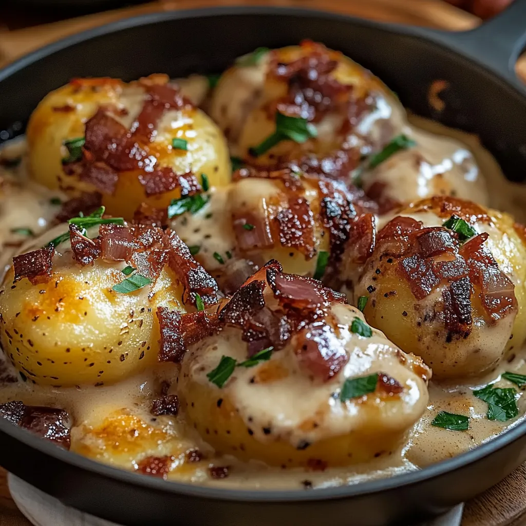 Cheesy Mississippi mud potatoes baked to perfection with savory toppings.