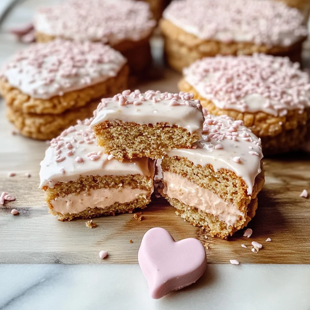 Copycat Little Debbie Valentine's cakes with a tender crumb and festive decorations.