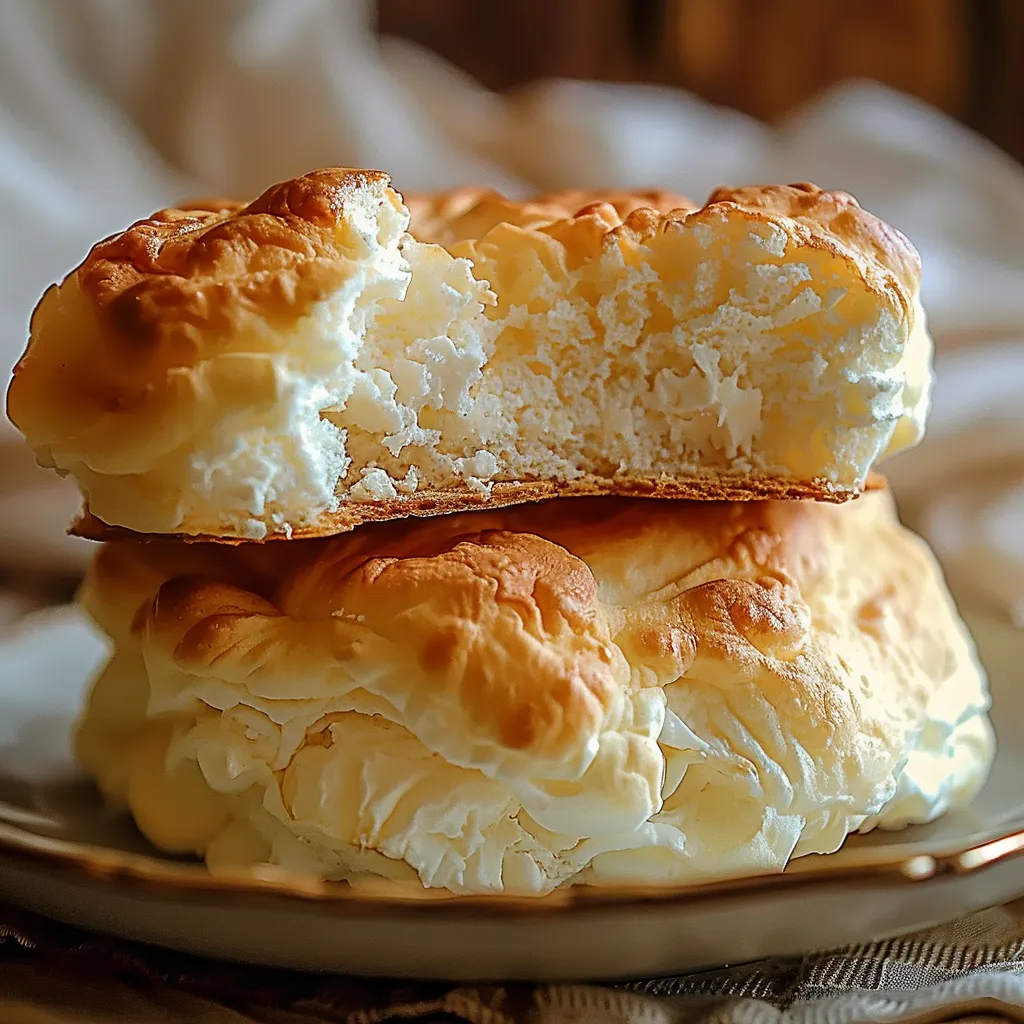 Easy cottage cheese cloud bread with a soft, airy texture and versatile use for any meal.