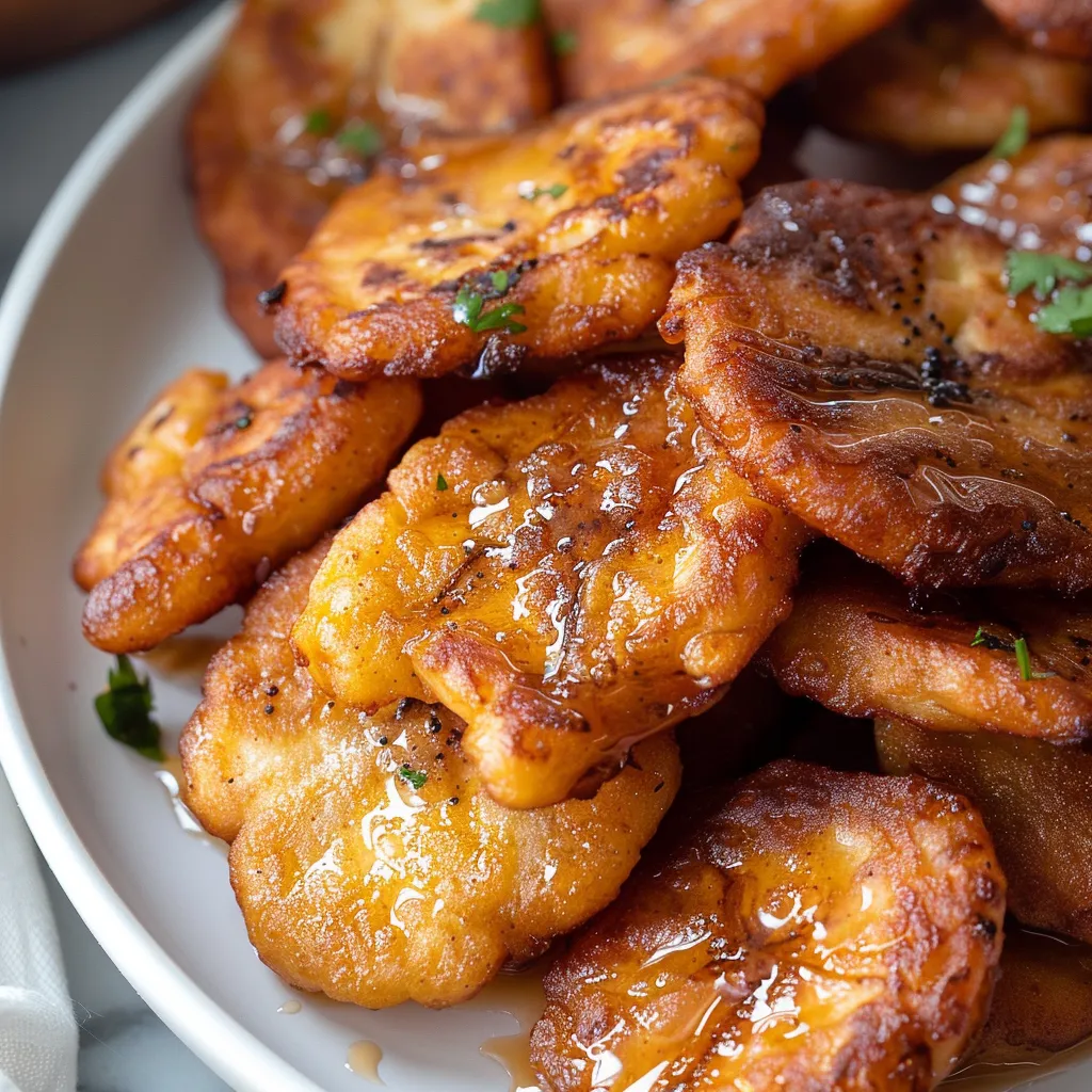 Easy banana fritters made Jamaican style with warm spices and golden, crispy perfection.