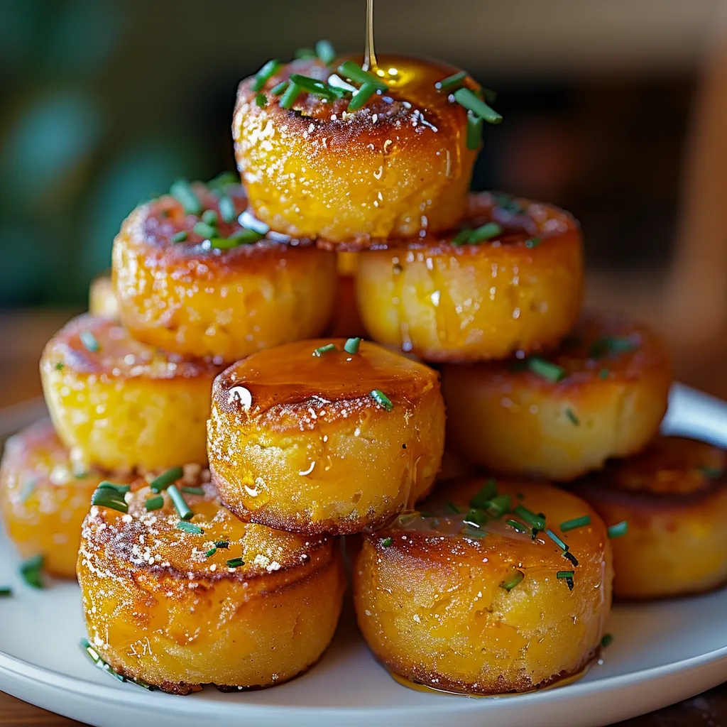 Irresistible Southern cornbread poppers with a soft, buttery texture and a hint of honey.