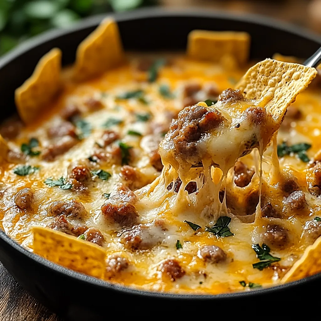 A bowl of nacho cheese with a spoon in it.
