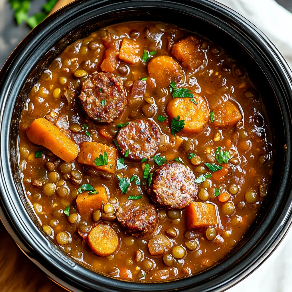 A bowl of soup with meat and vegetables.