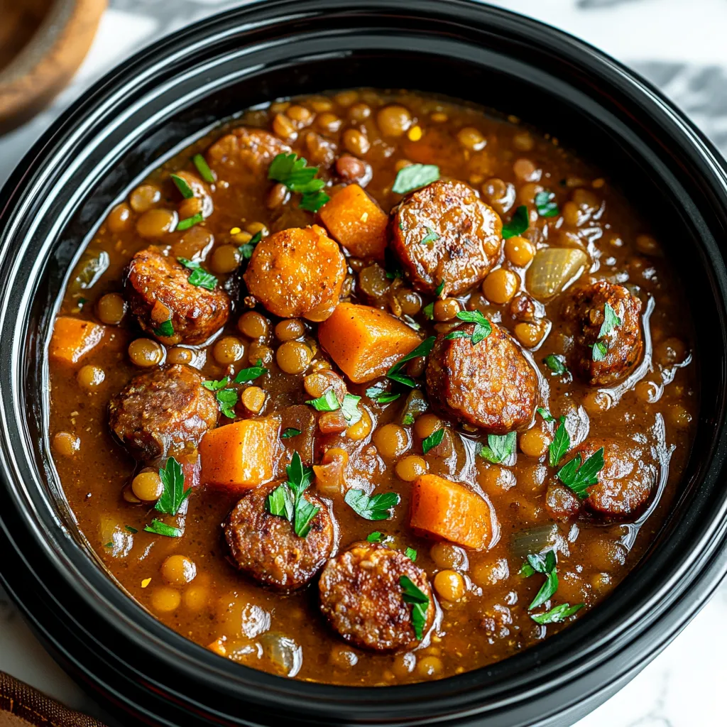 A bowl of soup with meat and vegetables.