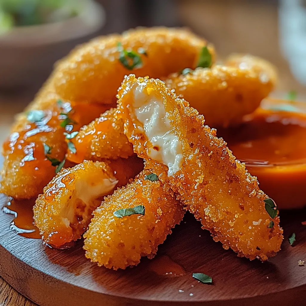 A plate of fried food with a dipping sauce.