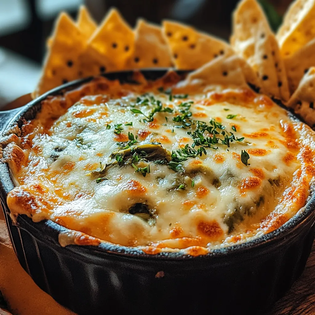 A bowl of food with chips on the side.