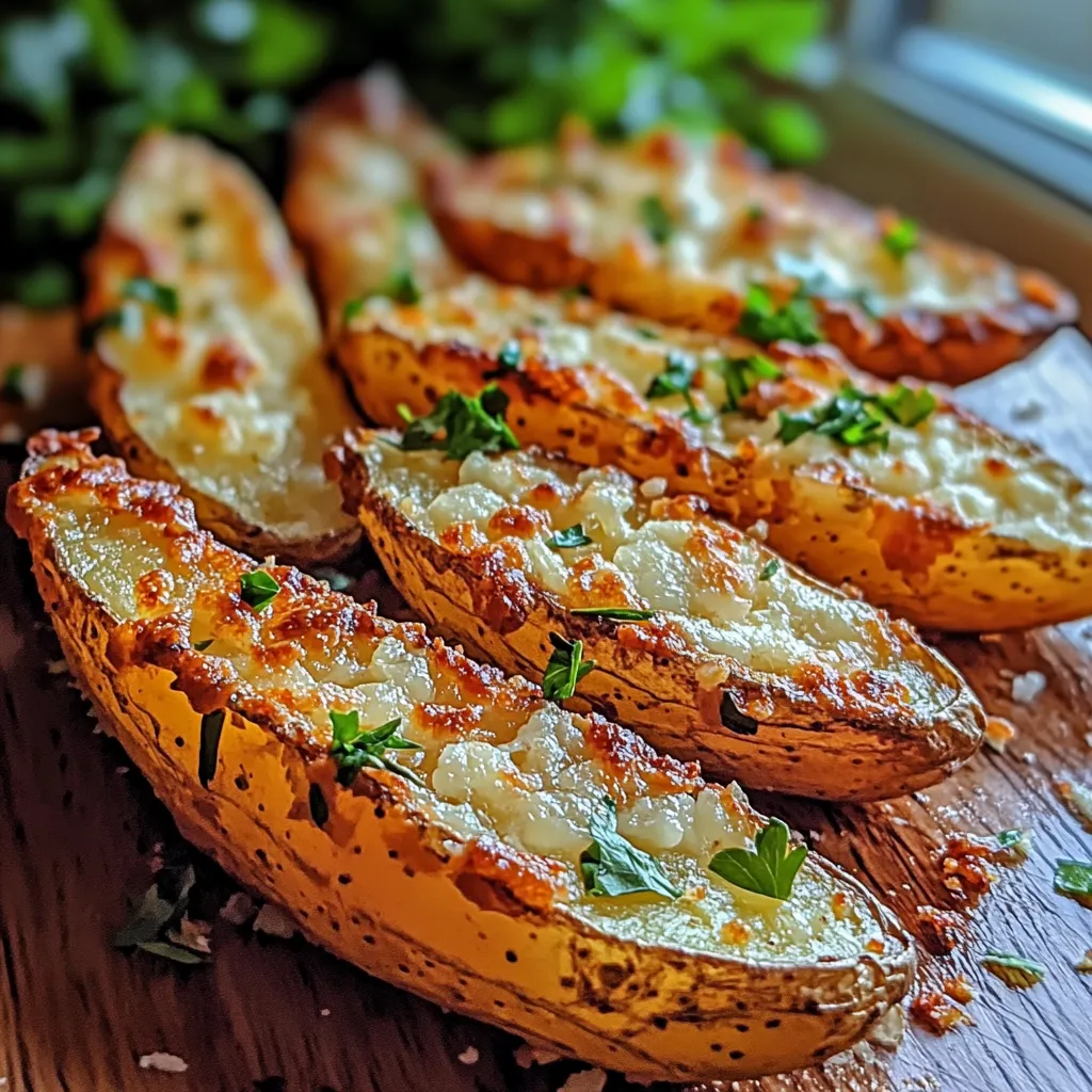 A plate of food with a slice of potato and cheese.
