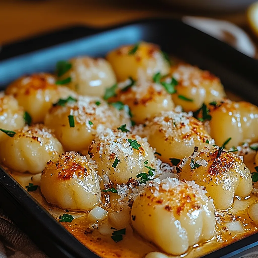 A dish of food with onions and cheese.