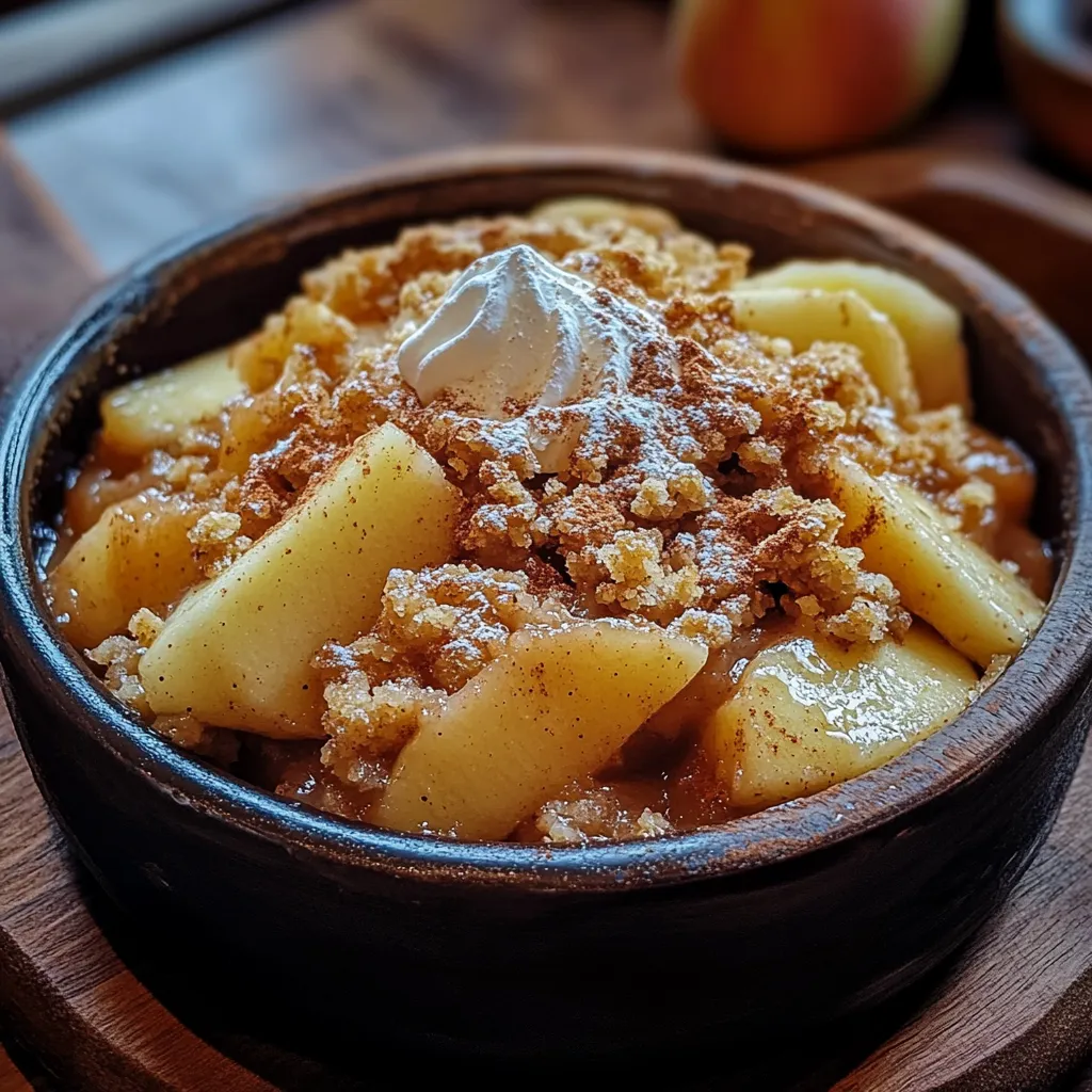 A bowl of food with a dollop of whipped cream on top.