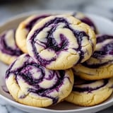 Easy Blueberry Cheesecake Swirl Cookies