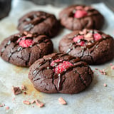 Rich chocolate cookies paired with tangy raspberries for a perfect Valentine’s dessert.